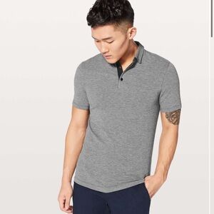 LULULEMON mens evolution polo shirt grey XXL
breathable